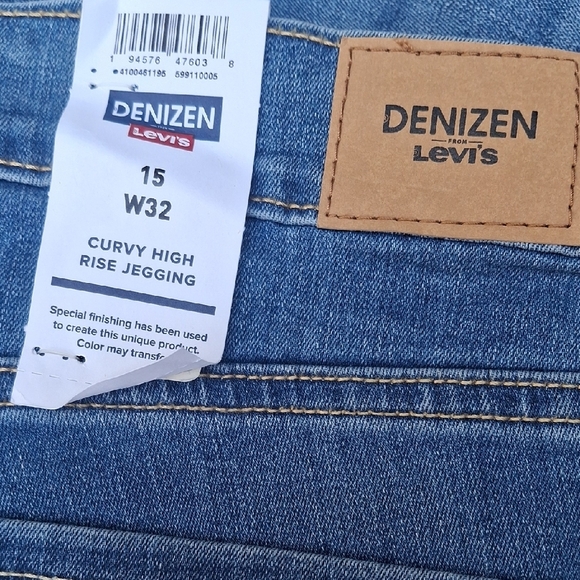 Denizen from Levi's Medium Indigo Skinny Jeans with Distressed Details - Picture 4 of 10
